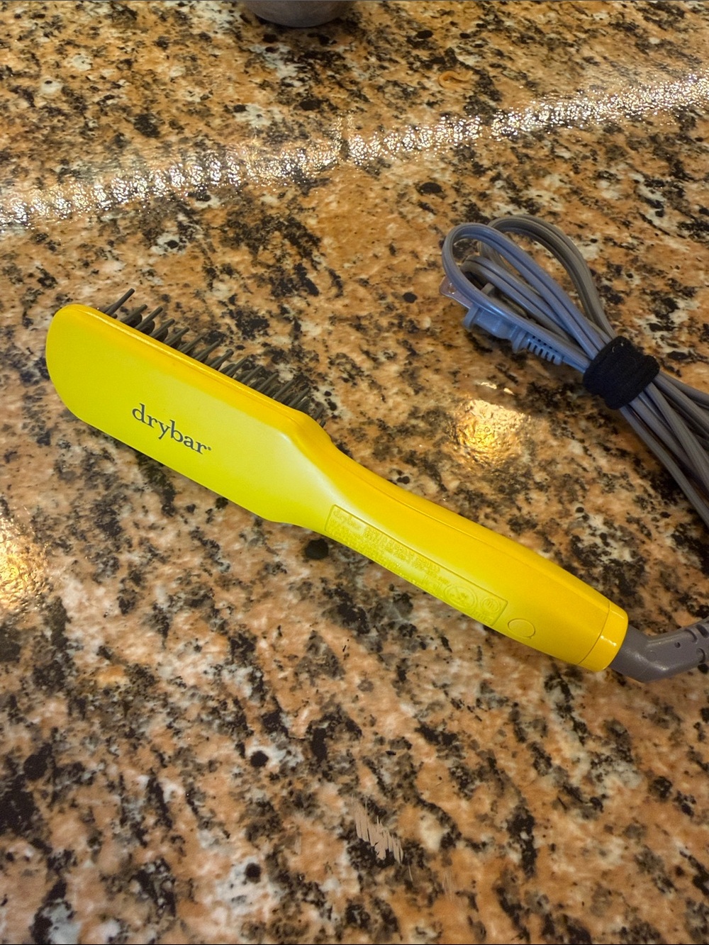 Drybar Yellow Corded travel size Heated Styling Brush